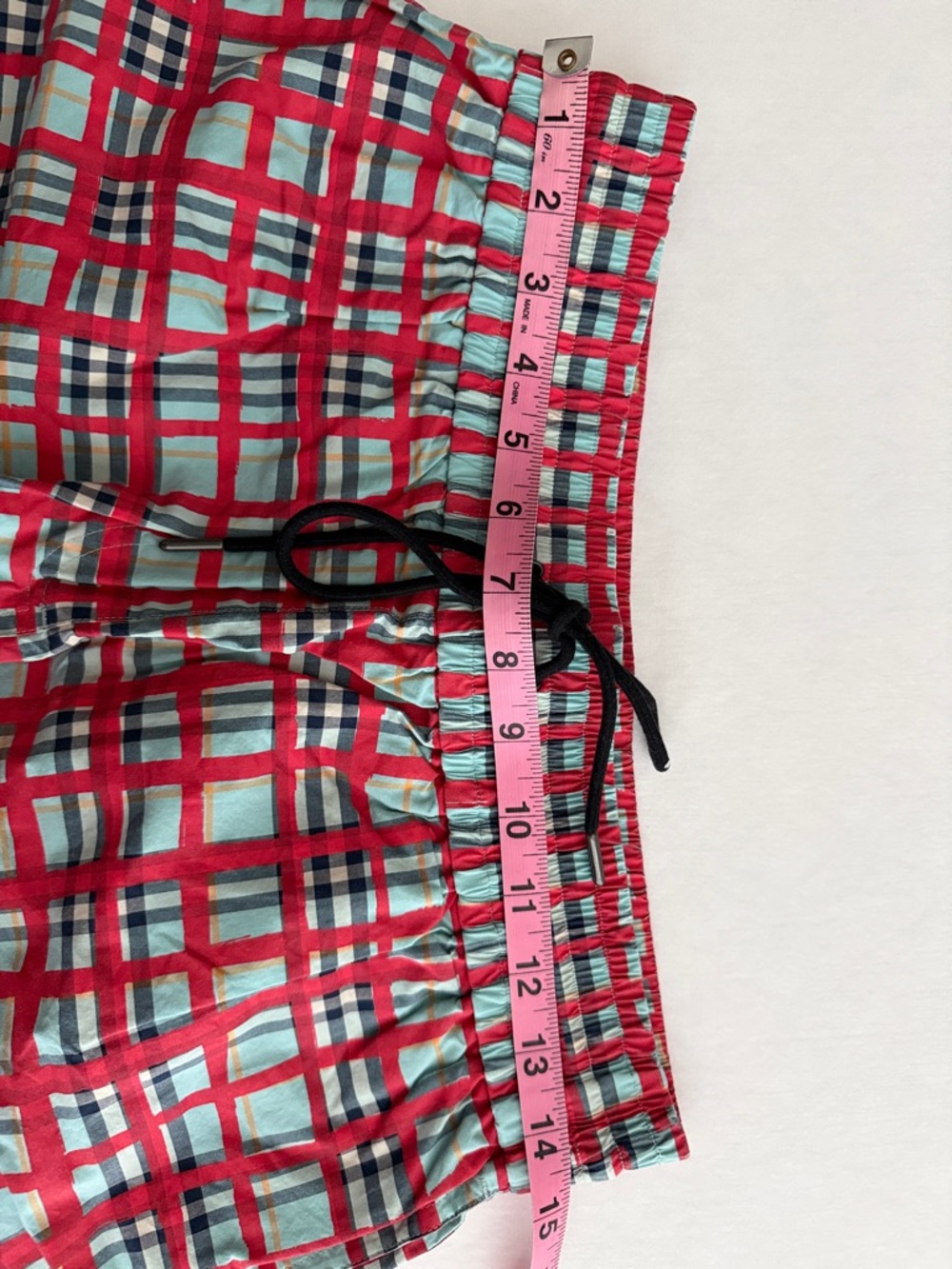 Burberry Shorts Red and Light Blue Plaid Women's - Picture 8 of 12
